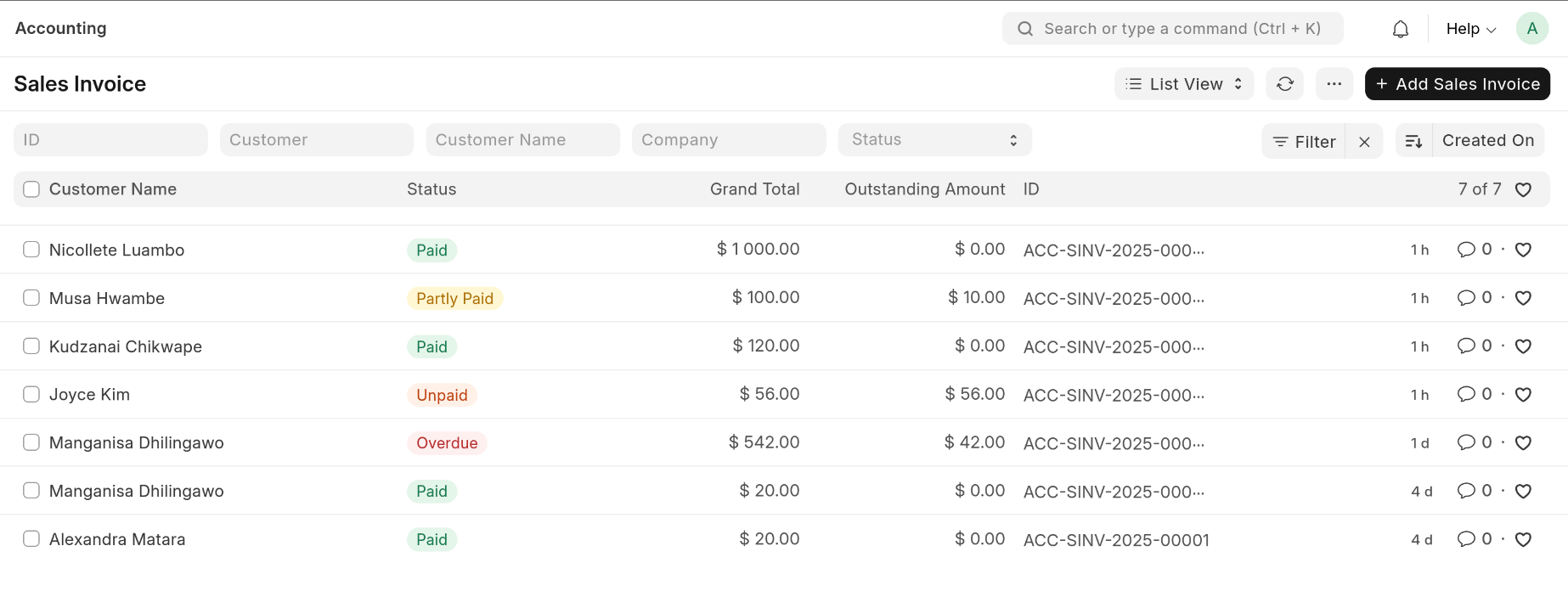 Billing &amp; Payments - Create and send invoices in seconds, track payments, and stay financially organized.